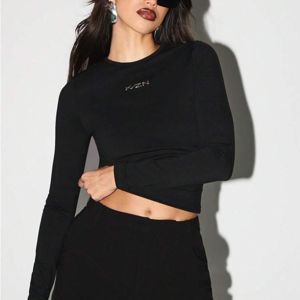 KZN Black Long Sleeve Top